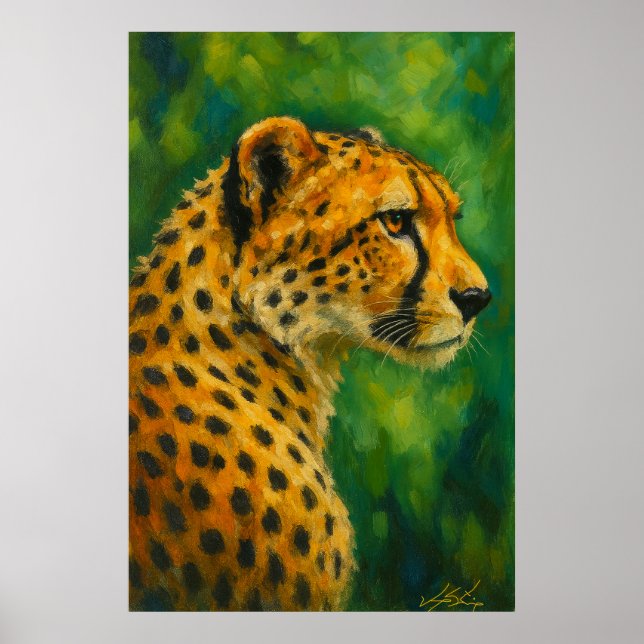 Affiche Cheetah Wall Decor Nature Lovers (Devant)