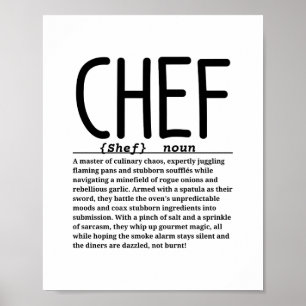 Affiche Chef