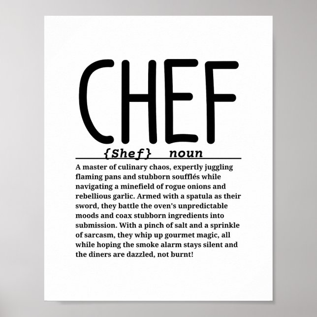 Affiche Chef (Devant)