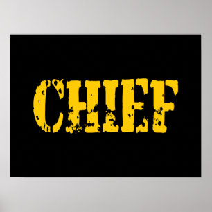 AFFICHE CHEF