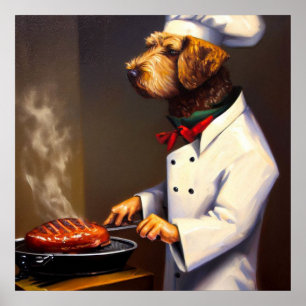 Affiche Chef chien