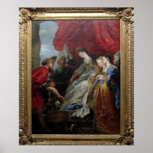 Affiche Chef de Cyrus amené à la reine Tomyris