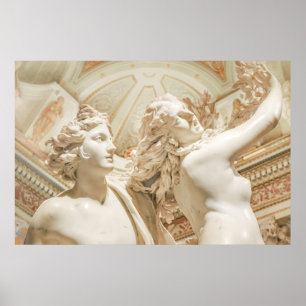 Affiche Chef-d'oeuvre d'Apollo et de Daphne Bernini, Itali
