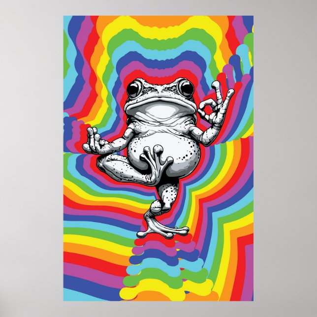 Affiche Chef-d'œuvre de Grenouille Zen (Devant)
