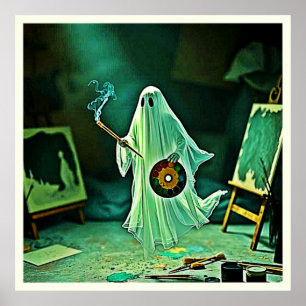 Affiche Chef-d'oeuvre Eerie de l'artiste fantôme