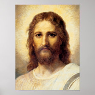 Affiche Chef du Christ par Heinrich Hofmann
