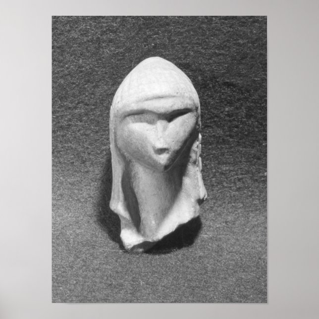Affiche Chef d'une femme connue comme Vénus de Brassempouy (Devant)