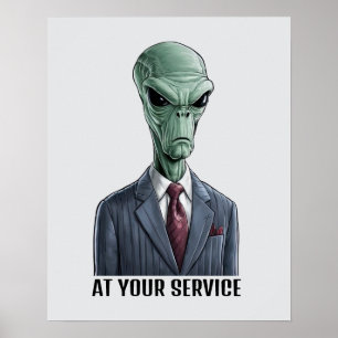 Affiche Chef extraterrestre
