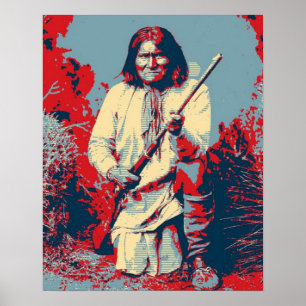 Affiche Chef Geronimo Pop Art