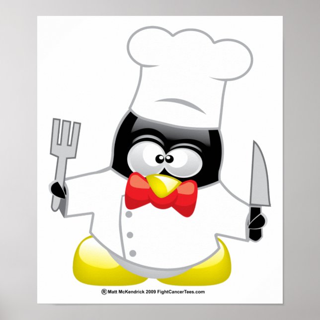 Affiche Chef Penguin (Devant)