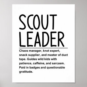 Affiche Chef scout
