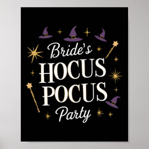 Affiche Chelorette Halloween du parti Hocus Pocus de la ma