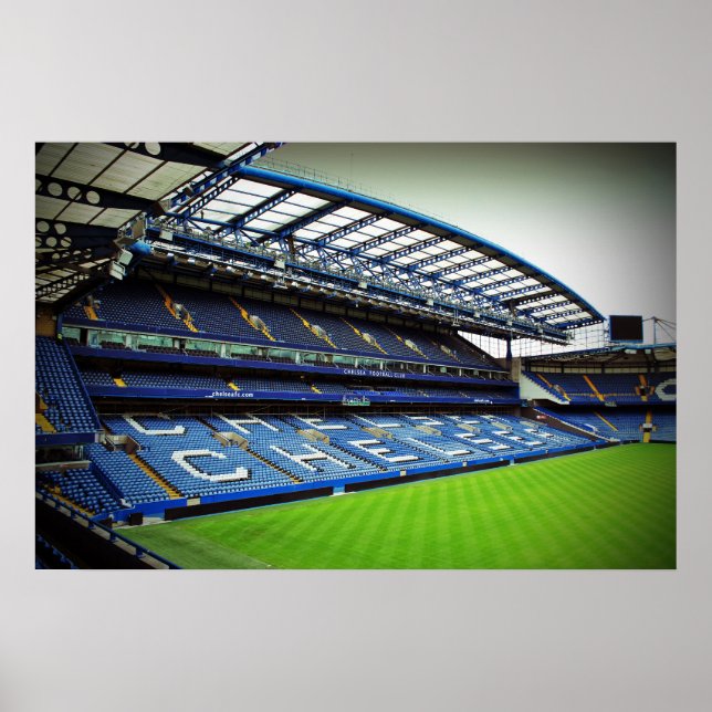 Affiche Chelsea Stamford Bridge West Stand (Devant)