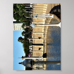 Affiche Chemin autour du lac Mirror sur