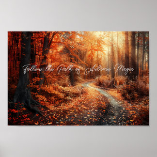 Affiche Chemin Crimson