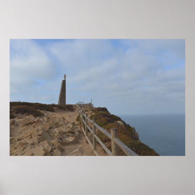 Affiche Chemin dans la brume. Cap Roca (Devant)