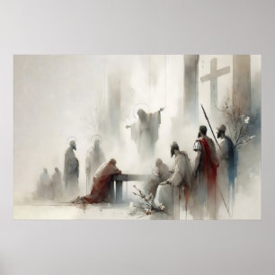 Affiche Chemin de Croix Jésus est condamné à mort