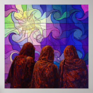 Affiche Chemin de Croix : Jésus parle aux femmes