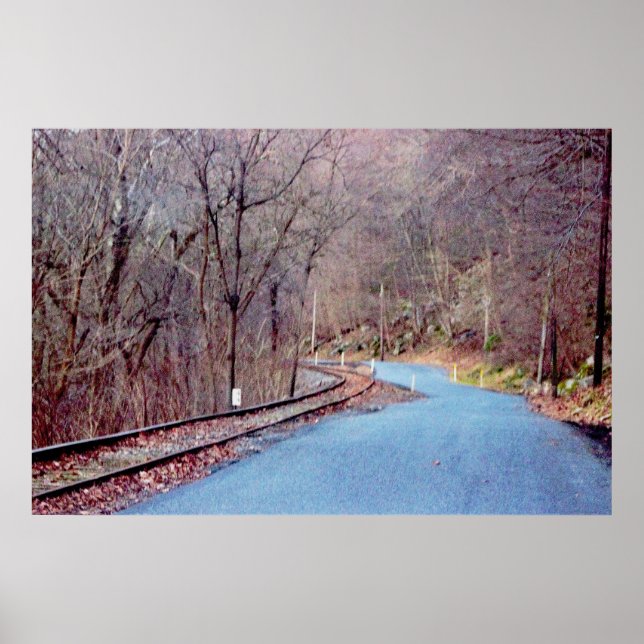 Affiche Chemin de fer d'automne (Devant)