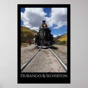 Affiche Chemin de fer Durango et Silverton Narrow Gage