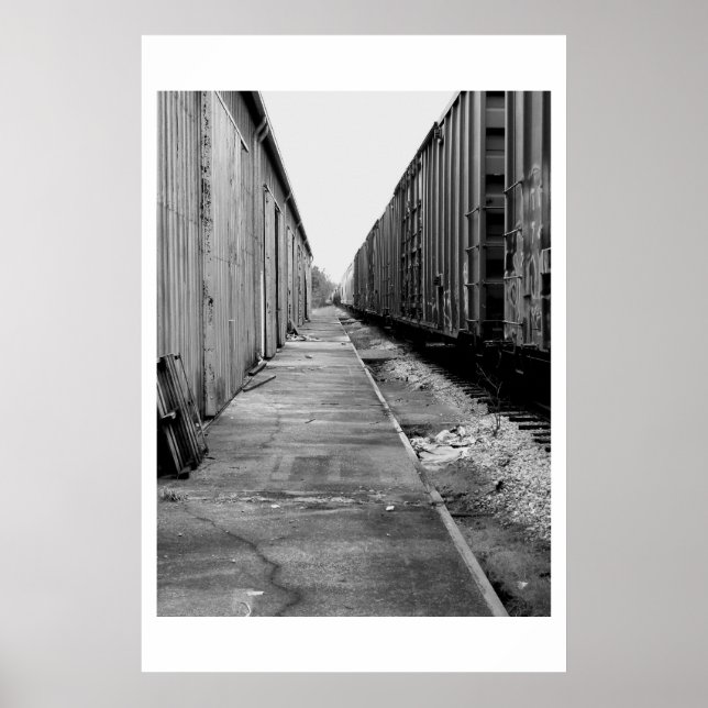 Affiche Chemin de fer PCEC (Devant)