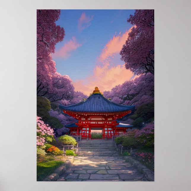 Affiche Chemin de pierre vers la sérénité (Devant)