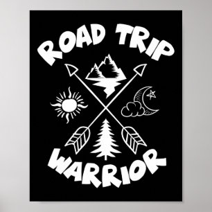Affiche Chemin De Route Guerrier Chemise Familiale Pour Va