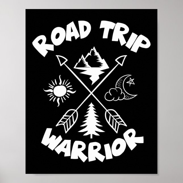 Affiche Chemin De Route Guerrier Chemise Familiale Pour Va (Devant)