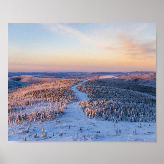Affiche Chemin d'hiver (Devant)
