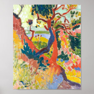 Affiche Chemin encaissé, L'Estaque Andre Derain