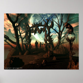 Affiche Chemin sombre vers la lumière