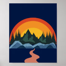 Chemin vers le rebord de la photo Horizon