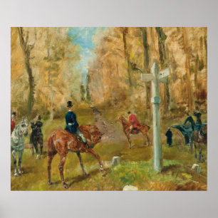 Affiche Chemins de DES de croisee de La, 1883 (huile sur