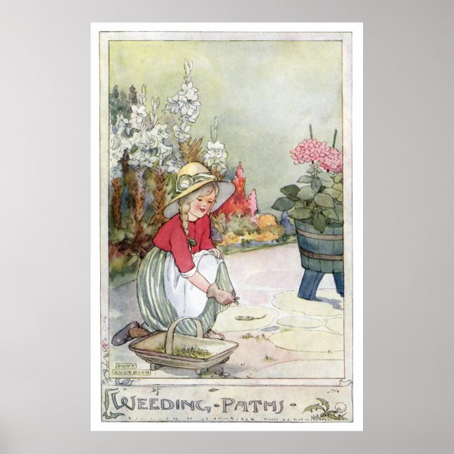 Affiche Chemins d'herbe par Anne Anderson (Devant)