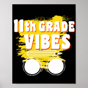 Affiche Chemise 11e année ambiance Retour à l'école Premie