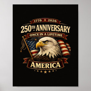 Affiche Chemise 250e anniversaire États-Unis 250e Amérique