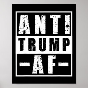 Affiche Chemise AF anti-Trump humour politique libéral aud