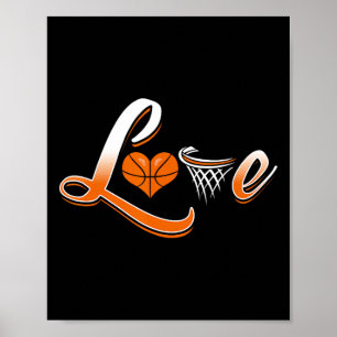 Affiche Chemise Amour Basketball