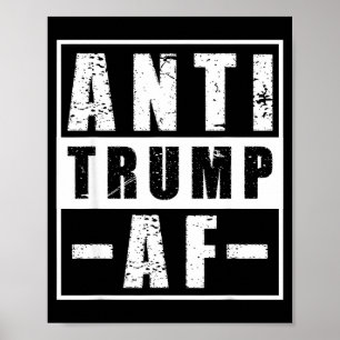 Affiche Chemise anti Trump af humour politique libéral aud