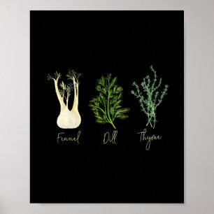 Affiche Chemise Anti Trump Subtil Herbe Fenouil Aneth Thym