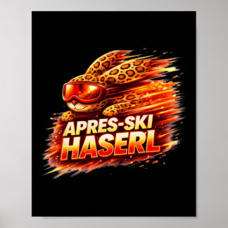 Affiche Chemise Après Ski Haserl – Cadeau de fête hivernal
