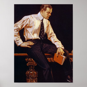 Affiche Chemise Arrow Collars, 1914 par J. C. Leyendecker