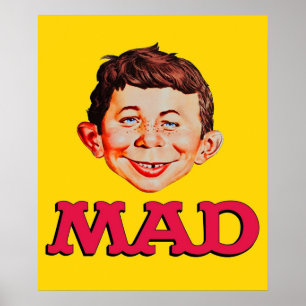 Affiche Chemise Autocollant Masque Mad Magazine