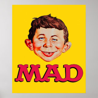 Affiche Chemise Autocollant Masque Mad Magazine