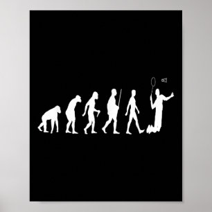 Affiche Chemise Badminton Badminton Évolution Du Badminton