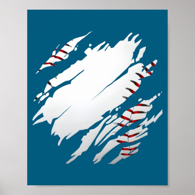 Affiche Chemise Baseball Baseball (Devant)
