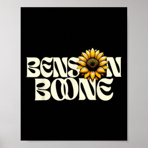 Affiche Chemise Ben Son Boone Fan Musique Rétro Esthétique
