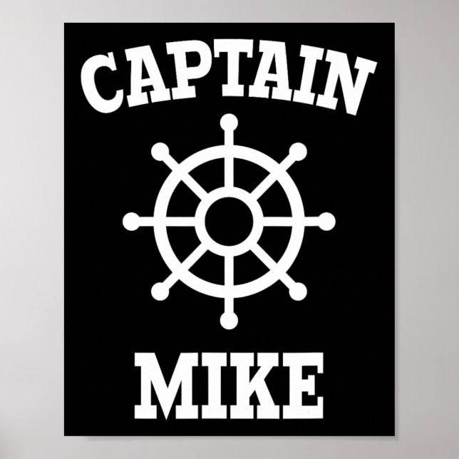 Affiche Chemise Captain Mike  (Devant)