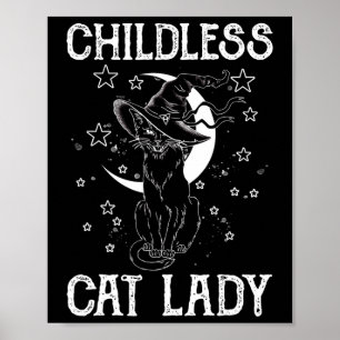 Affiche Chemise Chat Sans Enfant Lady Halloween Chat Pour