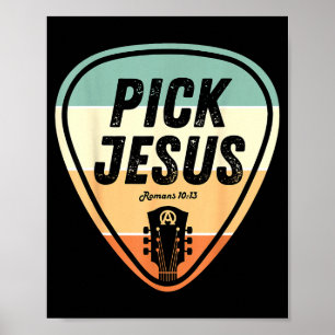 Affiche Chemise Ck Jésus Drôle Musique Chrétienne Guitare